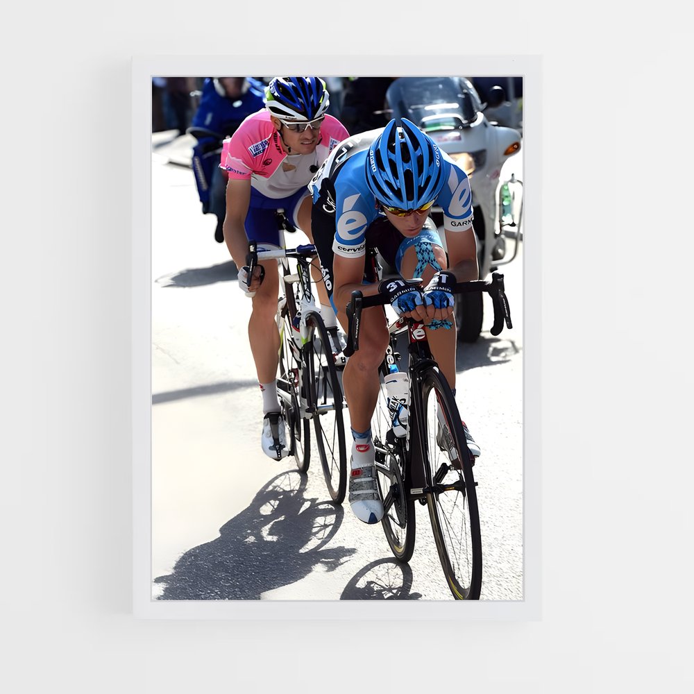Poster Pédale en Liberté – affiche Cyclisme (vue 3)